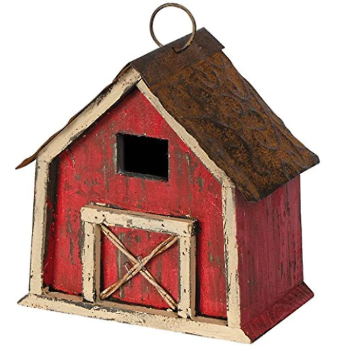 Rustic Red Barn Birdhouse