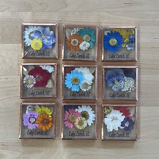 Lake Zurich Flower Magnet