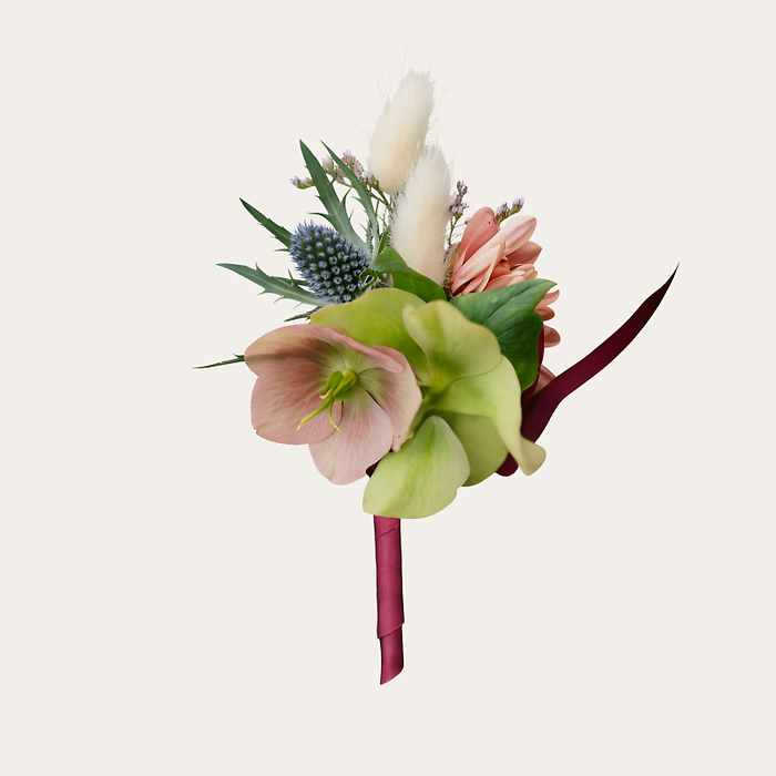 Sand & Silk Boutonniere