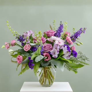 Lavish Lavenders Vase