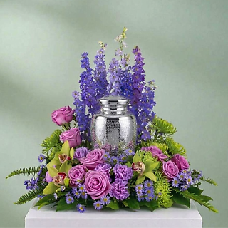 Lavender Twilight Cremation Urn Surround