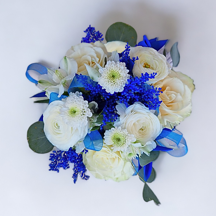 Royal Blue Bears Nosegay