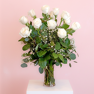A Dozen White Roses