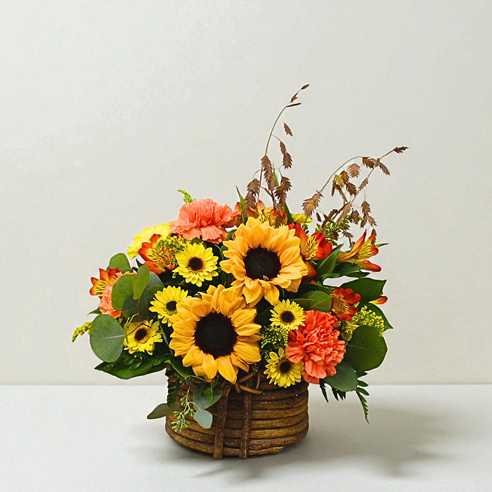Sunflower Harvest Basket