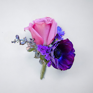 Purple Majesty Boutonniere