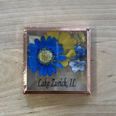 Lake Zurich Flower Magnet