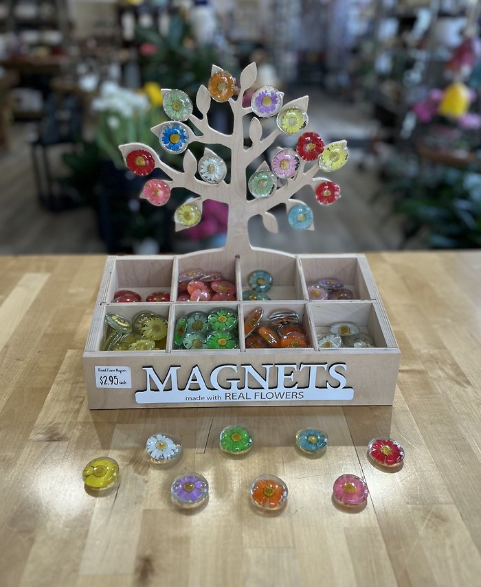 Round Flower Magnet