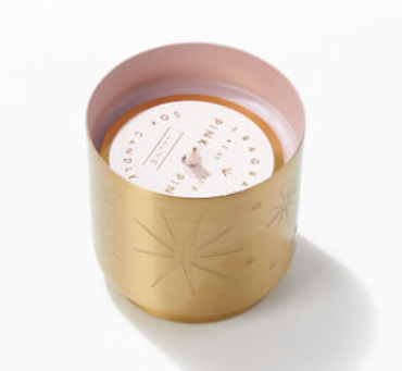 Pink Pine Candle