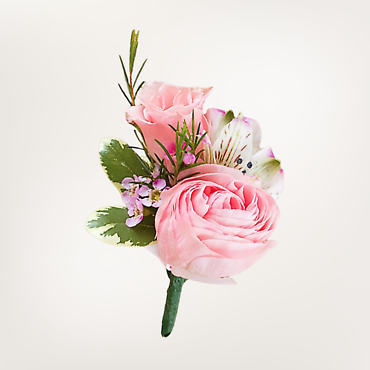 Bella Pink Boutonniere