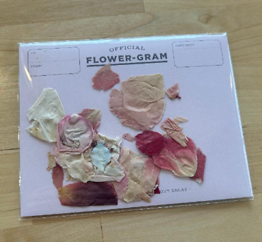 Handwritten Flower-Gram Card