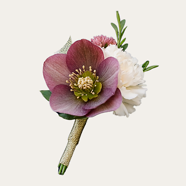 Dusty Twilight Boutonniere