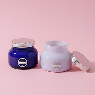 Volcano Blue Petite Candle