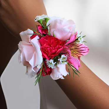 Pretty in Pink Corsage