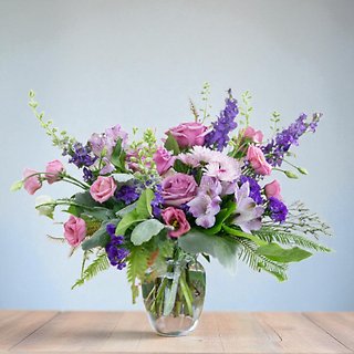 Lavish Lavenders Vase