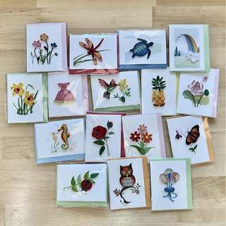 Handwritten Quilling Card